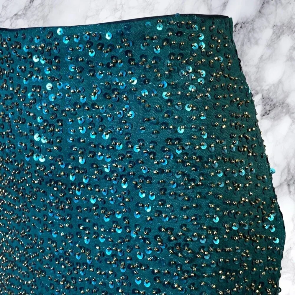 Michael Costello x REVOLVE Ambriela Skirt in Emerald